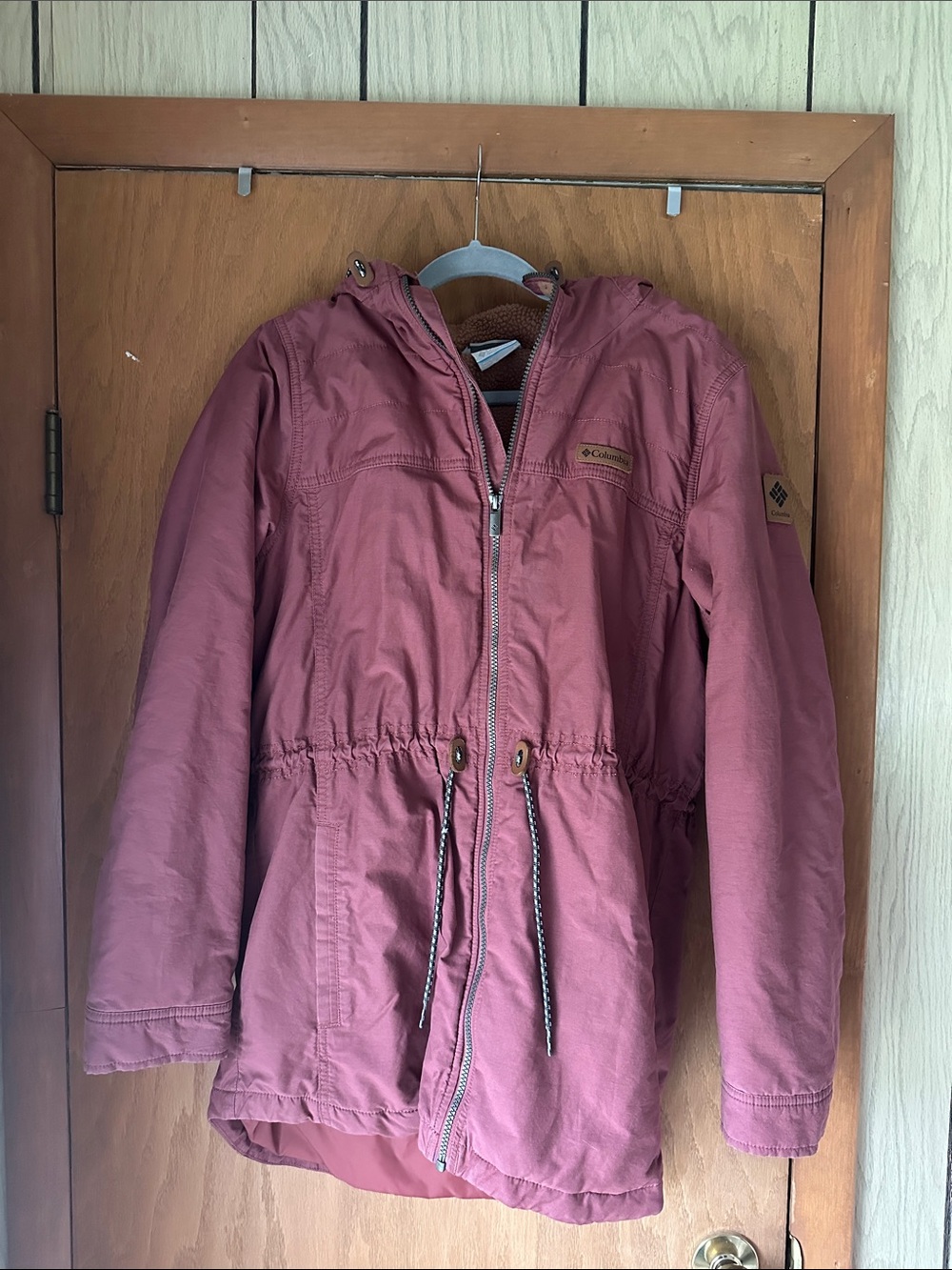 Columbia Women's Dusty Rose Hooded Anorak Jacket